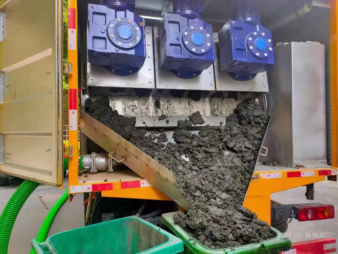 木兰化粪池清掏城市维护站-泥浆净化干湿分离处理